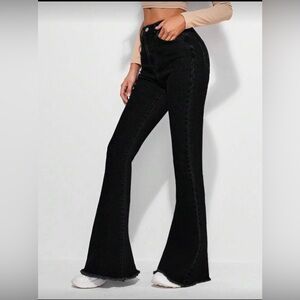 Black Flared Women Jeans